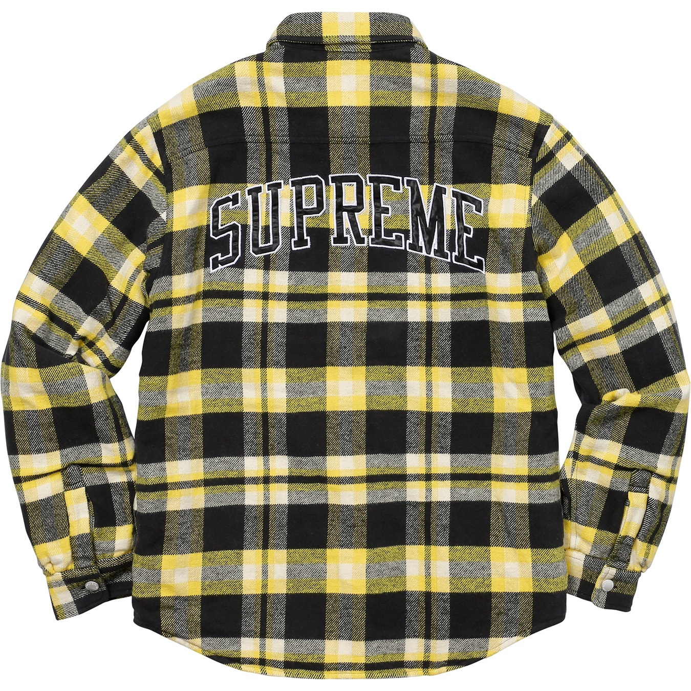 Quilted Arc Logo Flannel Shirt view 10